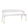 Klupa Colleene White Bouclé FR