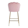 Barska stolica Pippa Pink Velvet