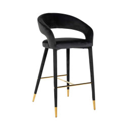Barski stol Gia Antraciet Velvet FR