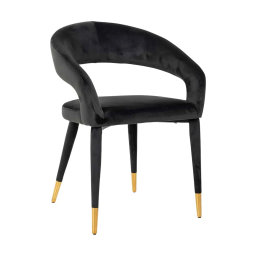 Stolica Gia Antraciet Velvet FR