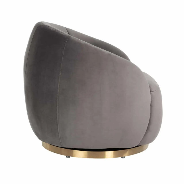 Fotelja Jago Stone Velvet