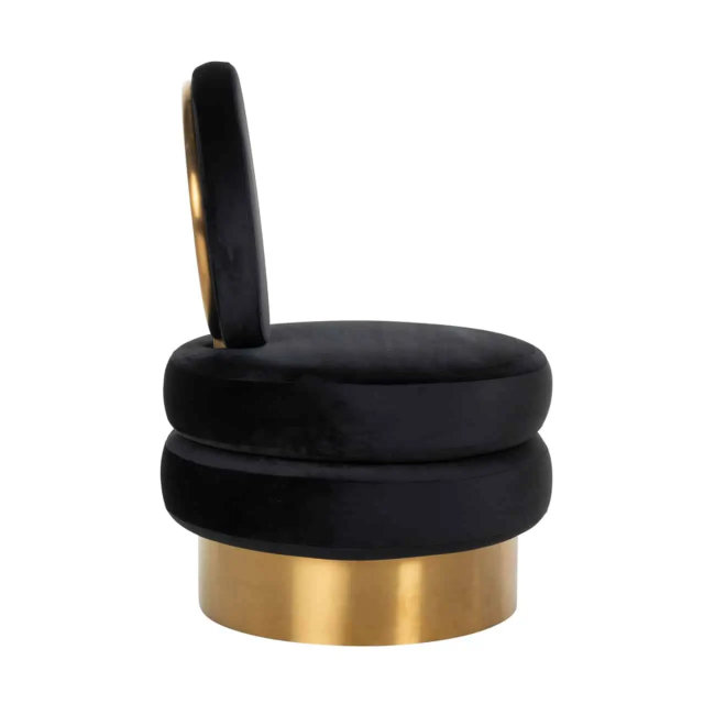 Fotelja Balou Black Velvet