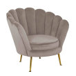 Fotelja Perla Khaki Velvet