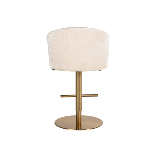 Barska stolica Zabi White Chenille
