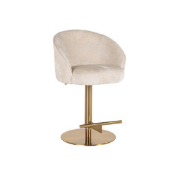 Barska stolica Zabi White Chenille