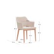 Stolica s rukonaslonom Croft Beige