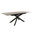 Produljivi stol Atminda Brown 160 (210) x 90 cm