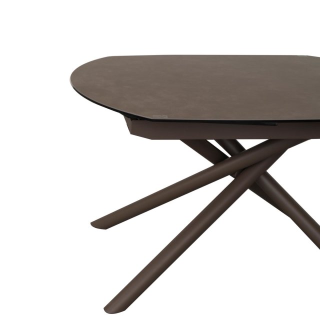 Produljivi stol Yodalia Dark Brown 130 (190) x 100 cm