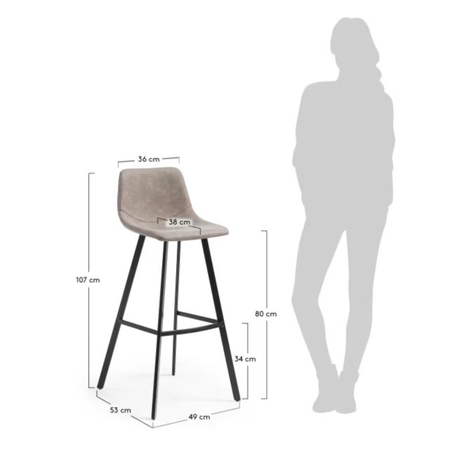 Barska stolica Alve Beige