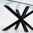 Stol Argo Clear/Black 180x100 cm
