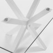 Stol Argo Clear/White 200x100 cm