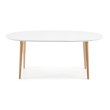 Produljivi stol Oqui White 140(220)x90 cm