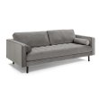 Sofa Debra Dark Grey L