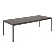Produljivi stol Zaltana Black 180(240)x100 cm