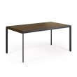 Produljivi stol Nadyria Walnut 160(200)x90 cm