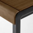 Produljivi stol Nadyria Walnut 160(200)x90 cm