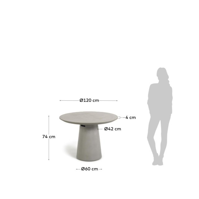 Vrtni stol Itai Ø 120 cm