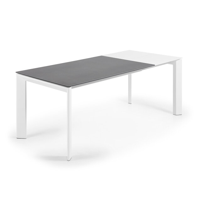 Produljivi stol Axis Volcano Rock/White 140(200)x90 cm