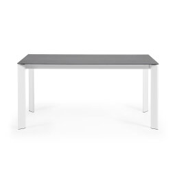 Produljivi stol Axis Volcano Rock/White 160(220)x90 cm