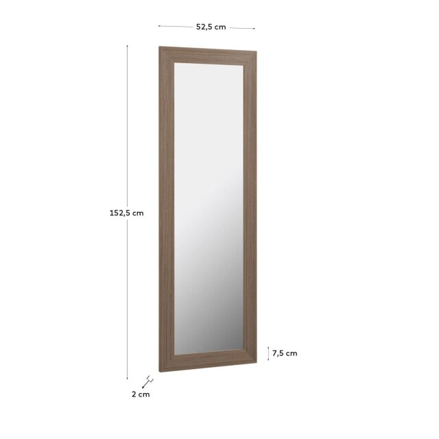 Ogledalo Yvaine Walnut S
