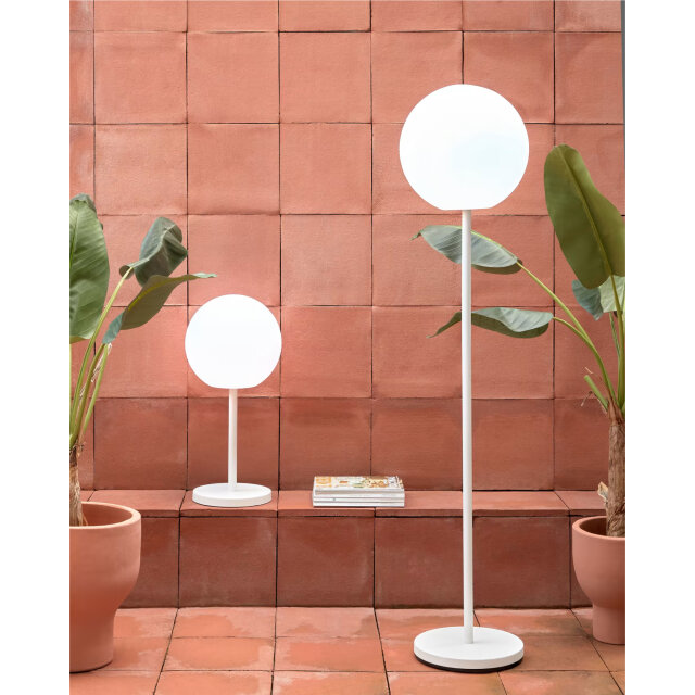 Podna lampa Dinesh White
