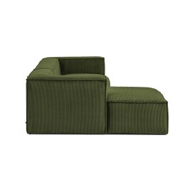 Sofa Blok Left Green Corduroy