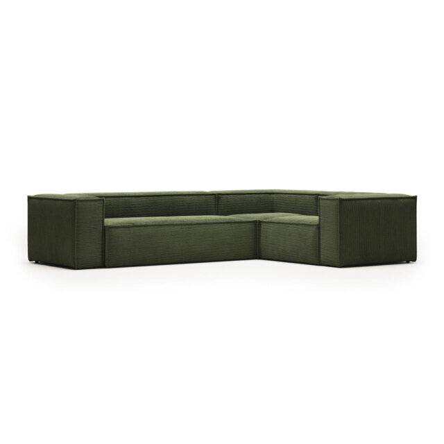 Kutna sofa Blok Green Corduroy