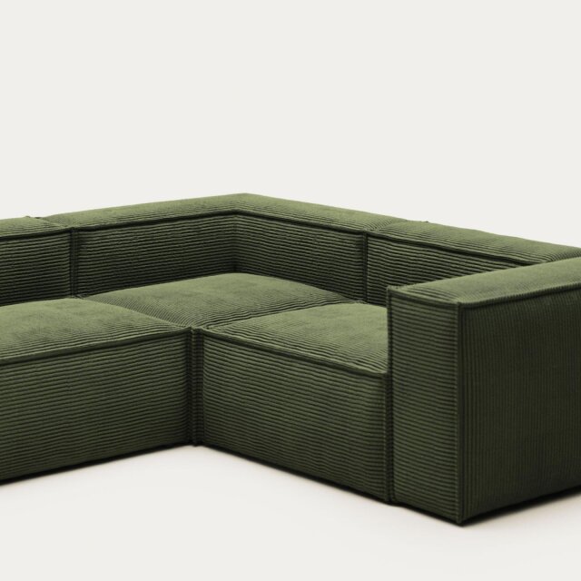 Kutna Sofa Blok Green Corduroy