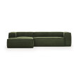 Sofa Blok Left Green Corduroy