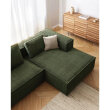 Sofa Blok Right Green Corduroy