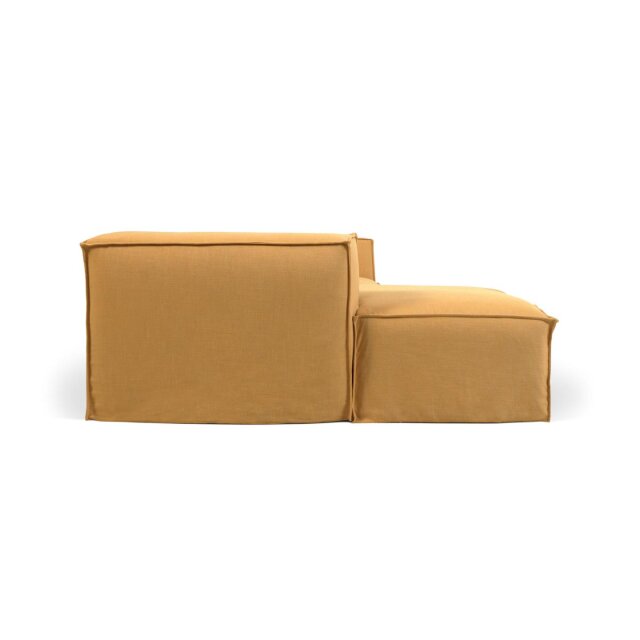 Sofa Blok Mustard Linen Left