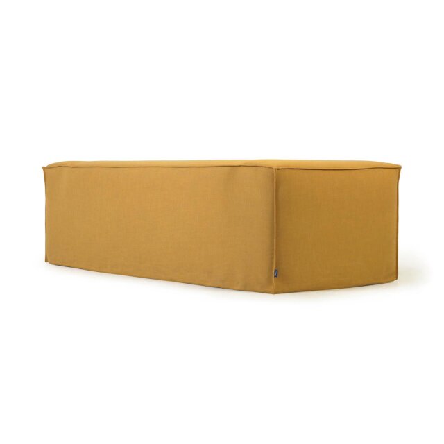 Sofa Blok Mustard Linen Left