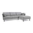 Kutna sofa Gilma Light Grey Black