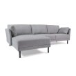 Kutna sofa Gilma Light Grey Black