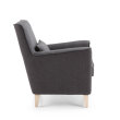 Fotelja Glam Dark Grey