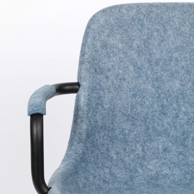 Stolica s rukonaslonom Thirsty Blended Blue