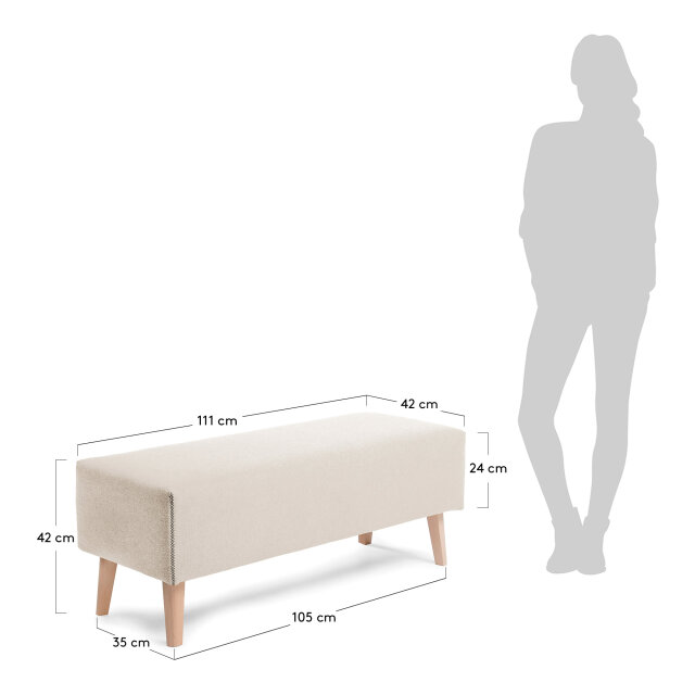 Klupa Dyla Beige