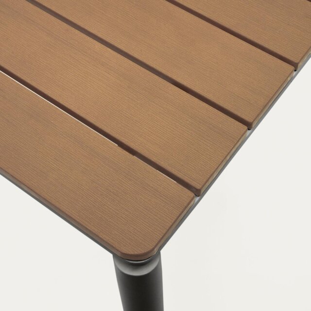 Produljivi stol Canyelles Black 140(200)x90 cm