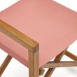 Zložljiv stol z nasloni za roke Thianna Terracotta