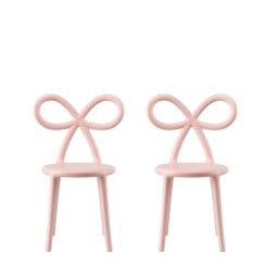 Stolica Ribbon Baby Pink - set od 2 kom.