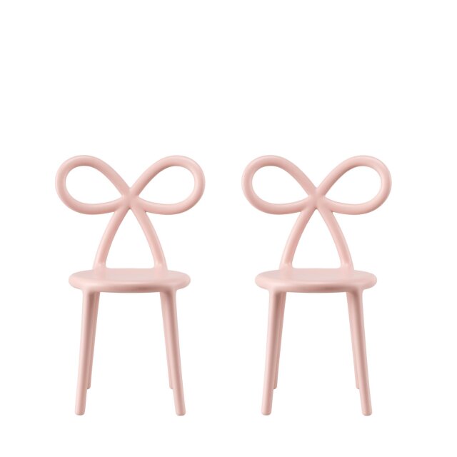 Stolica Ribbon Baby Pink - set od 2 kom.