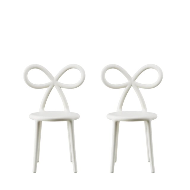 Stolica Ribbon Baby White - set od 2 kom.