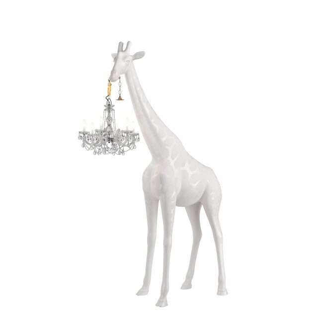 Podna lampa Giraffe in Love M Outdoor White