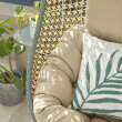 Viseća fotelja s postoljem Cira Multicolour Light Grey