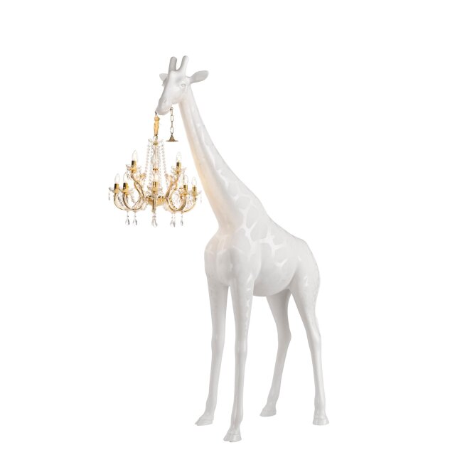 Podna lampa Giraffe in Love M White