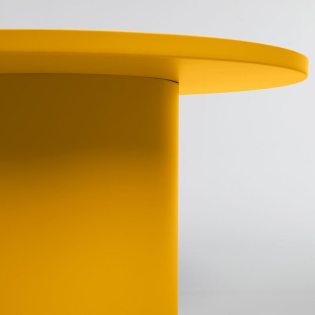 Pomoćni stolić Fleksa Mustard Ø 72 cm