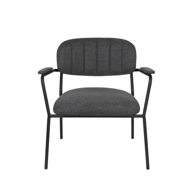 Fotelja Jolien Black/Dark Grey