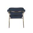 Fotelja Jolien Gold/Dark Blue