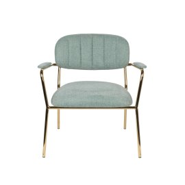 Fotelja Jolien Gold/Light Green