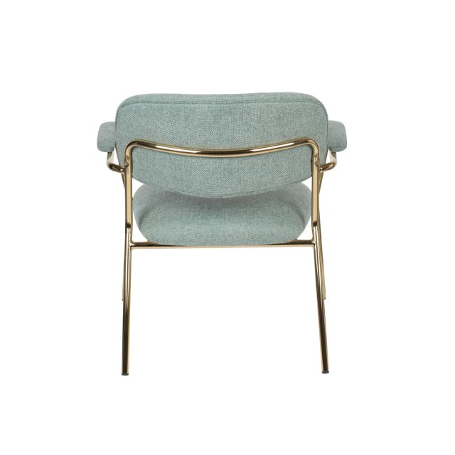 Fotelja Jolien Gold/Light Green